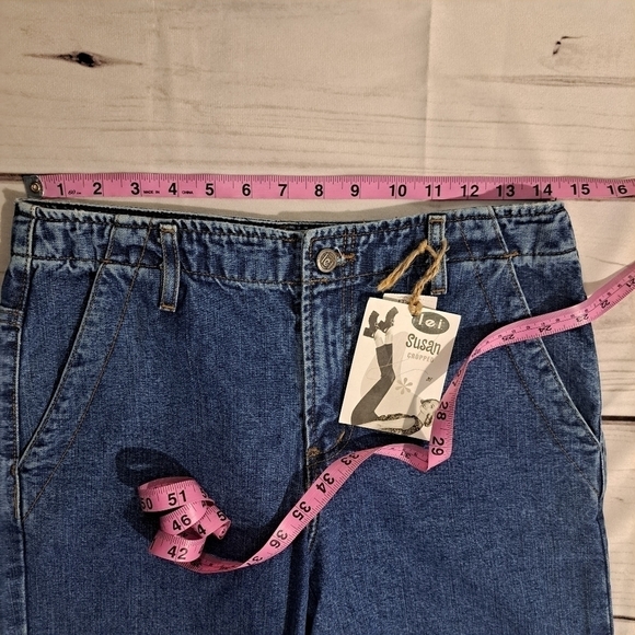 Vintage L.E.I Susan Cropped Pants Size 7 NWT - Picture 10 of 14
